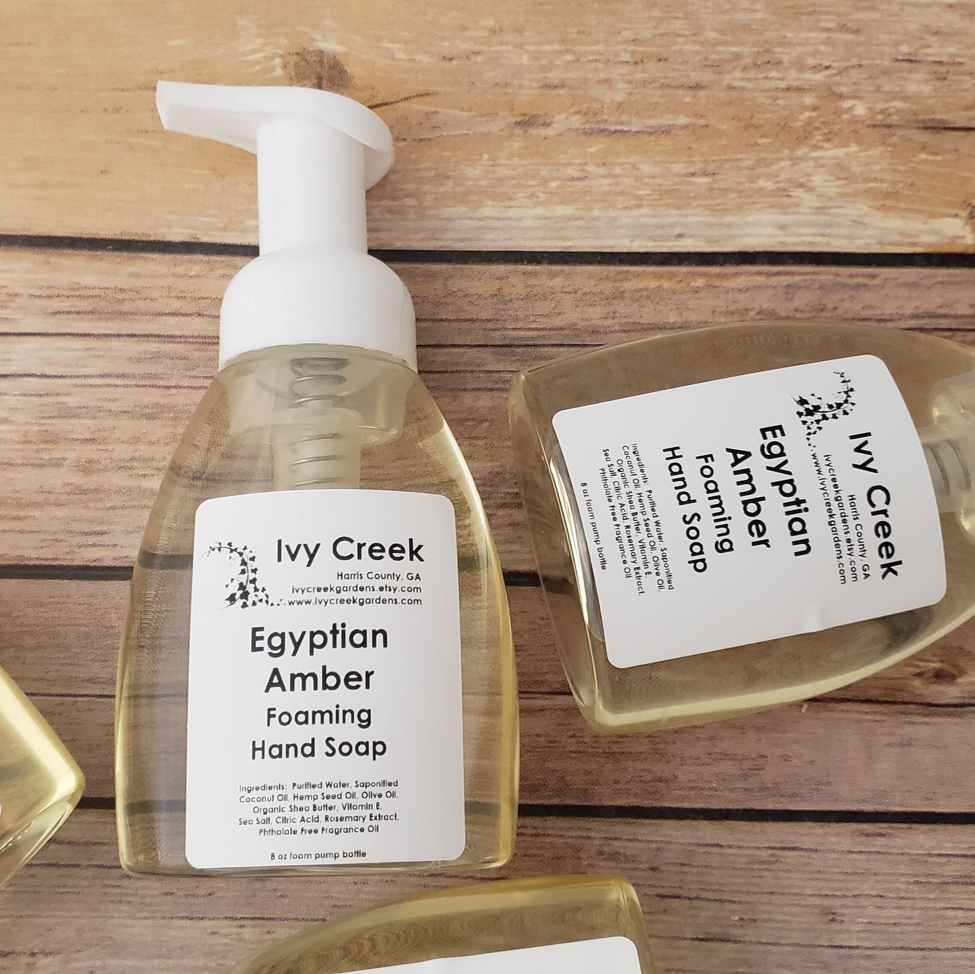 Ivy Creek Egyptian Amber Foaming Hand Soap - Natural Moisturizing Hand Soap - 8 oz