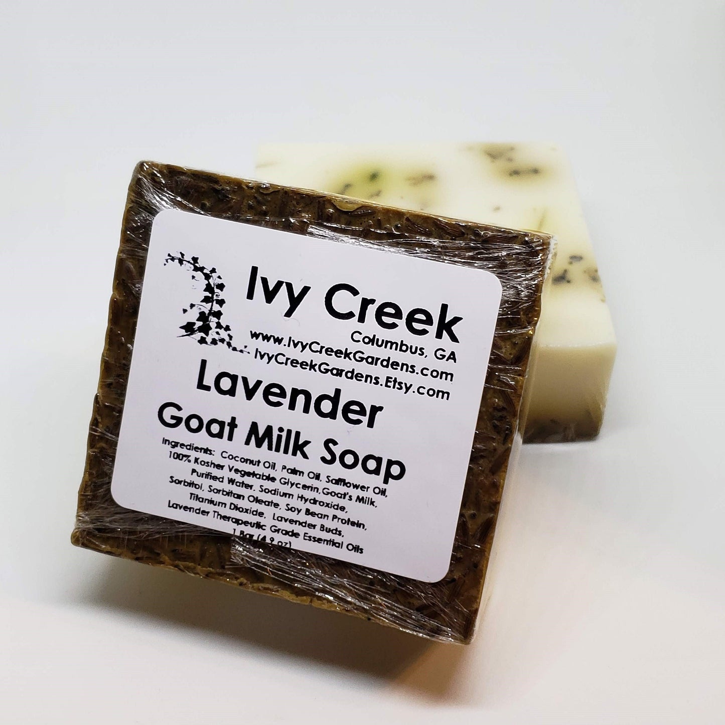 Ivy Creek Lavender Goat Milk Bar Soap | All Natural Handmade Soap | Gentle and Nourishing