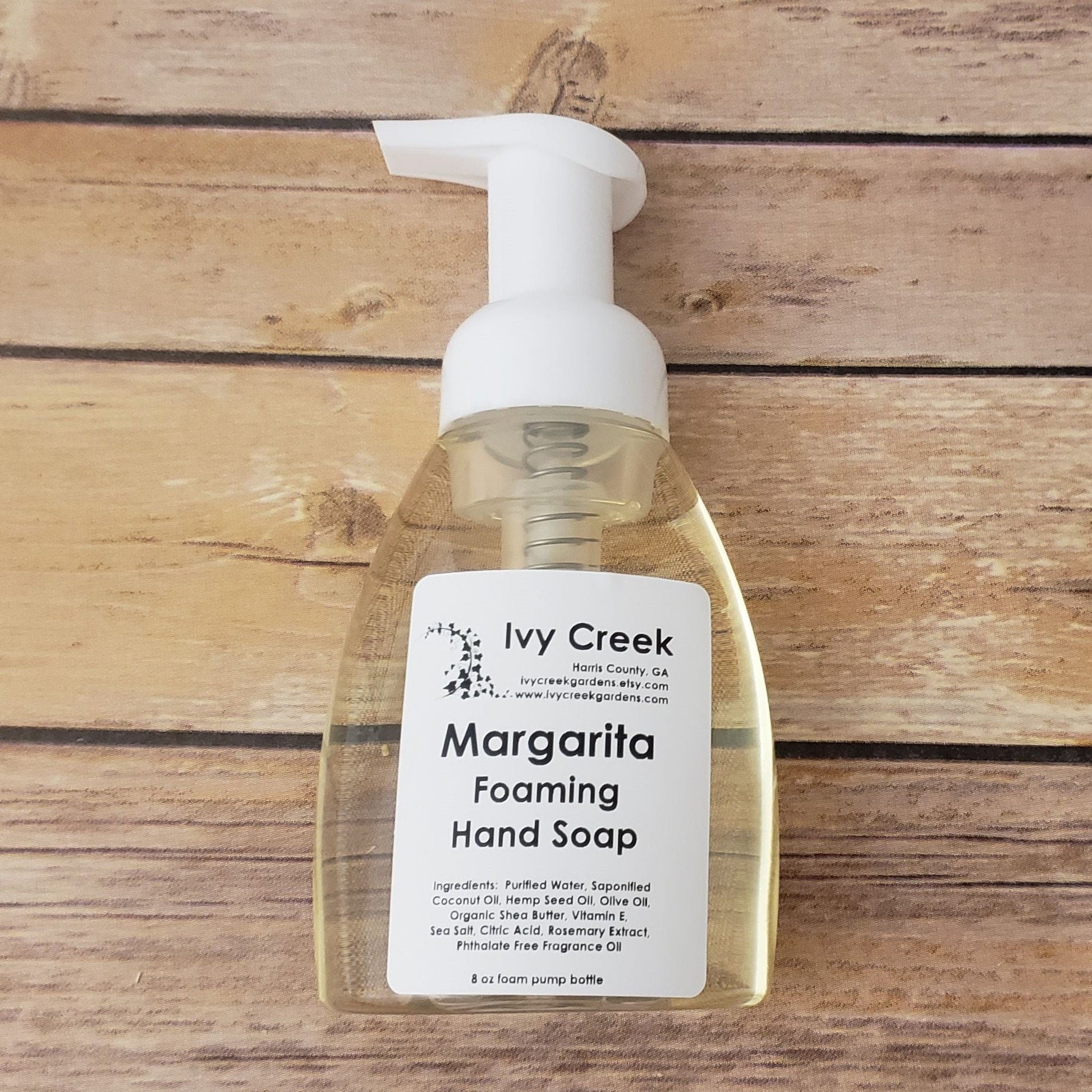 Ivy Creek Margarita Foaming Hand Soap | Refreshing Citrus Scent | Natural and Moisturizing | 8 oz