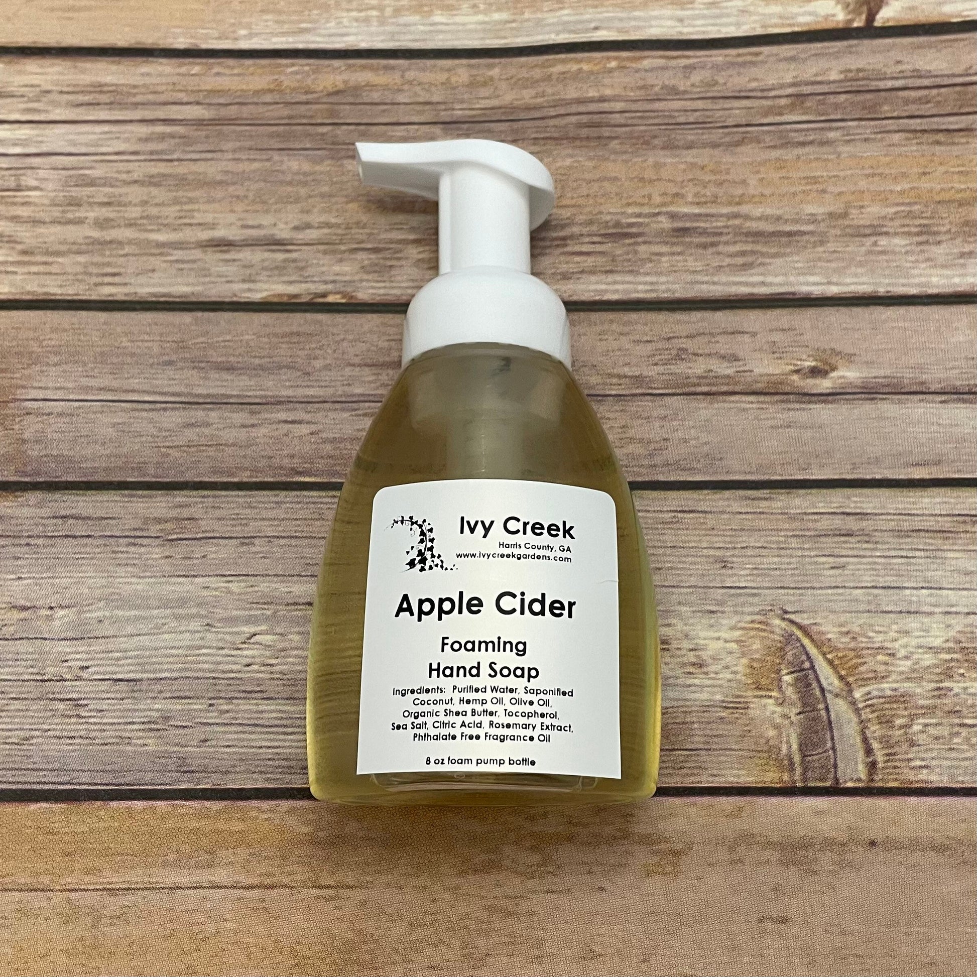 Ivy Creek Apple Cider Foaming Hand Soap - Natural Hand Soap - 8 oz