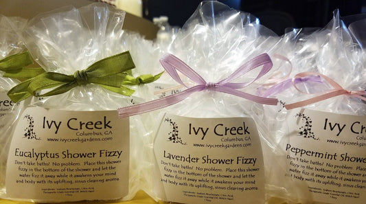 Ivy Creek Shower Fizzies, Shower Aromatherapy, Natural, Holistic, Sinus Fizzies