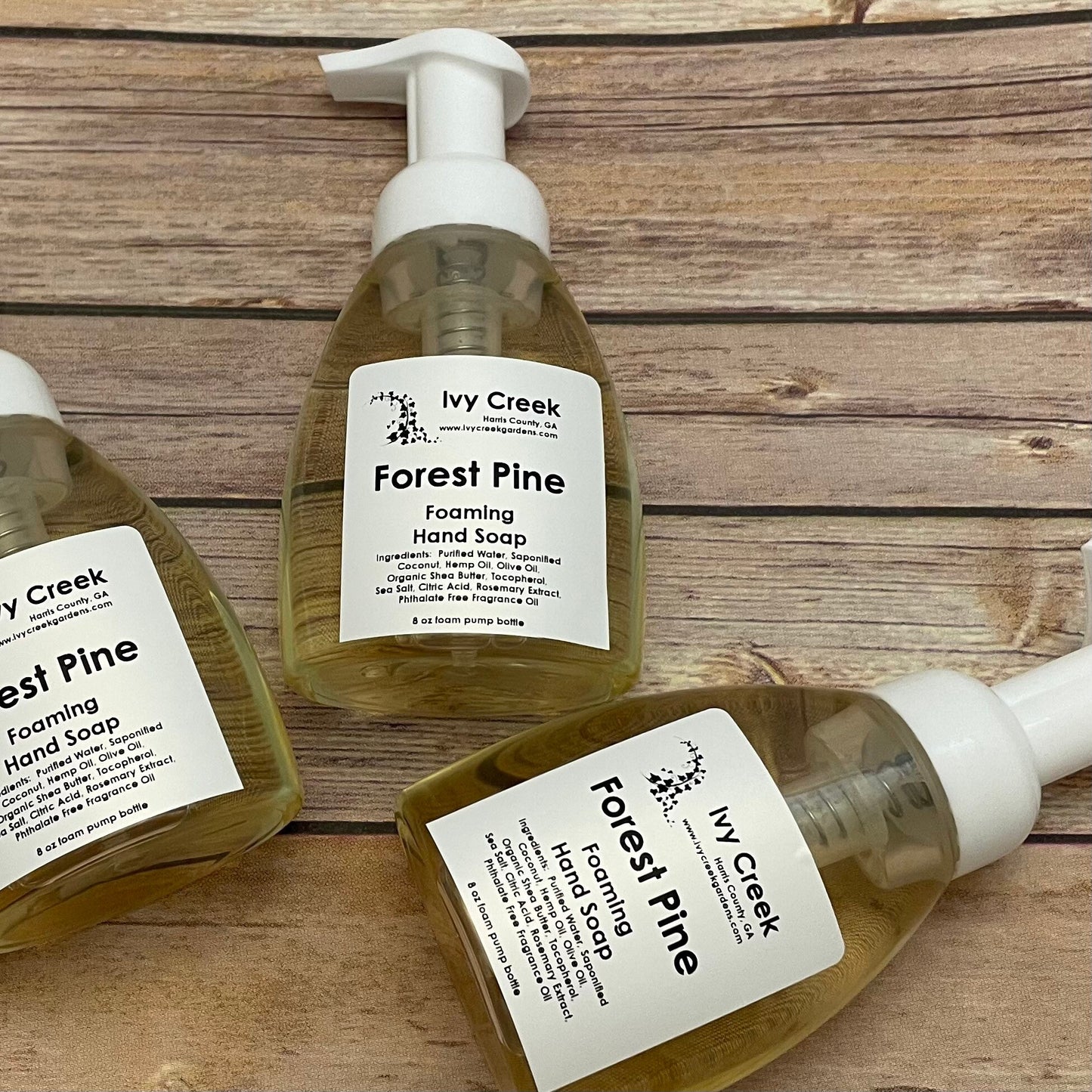 Ivy Creek Forest Pine Foaming Hand Soap - Natural Moisturizing Hand Soap - 8 oz