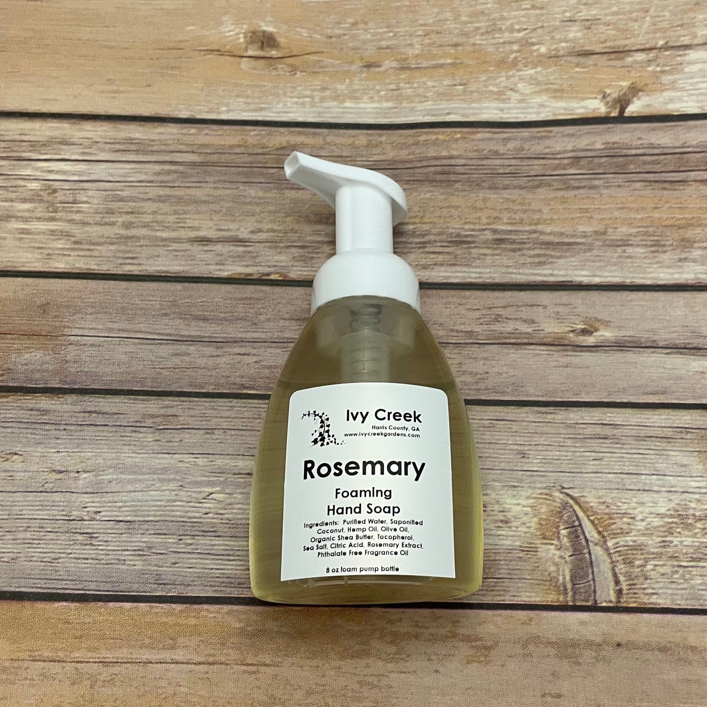 Ivy Creek Rosemary Foaming Hand Soap | Foaming Hand Soap | Natural Hand Soap | 8 oz
