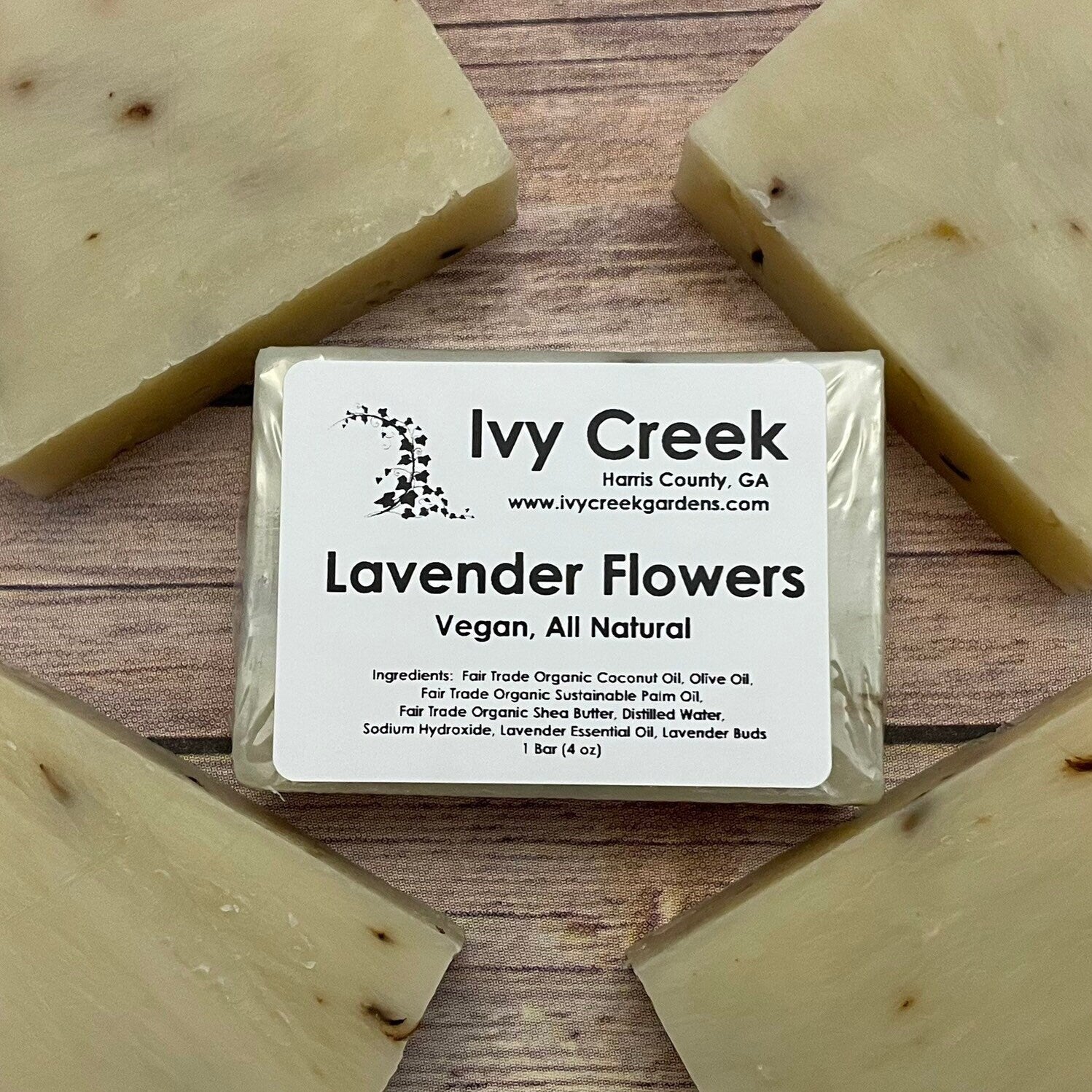 Lavender Flowers Vegan Soap, Vegan Soap, Natural Soap, Holistic Soap, Gifts for Her, Gifts for Mom, Fair Trade Soap