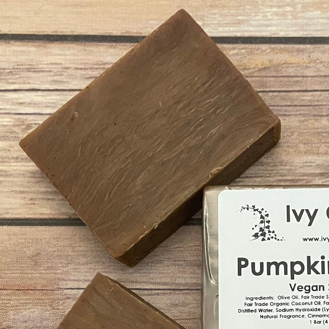 Ivy Creek Pumpkin Brew Vegan Soap | Spicy Pumpkin Beer Soap Bar | Natural and Fair Trade Soap