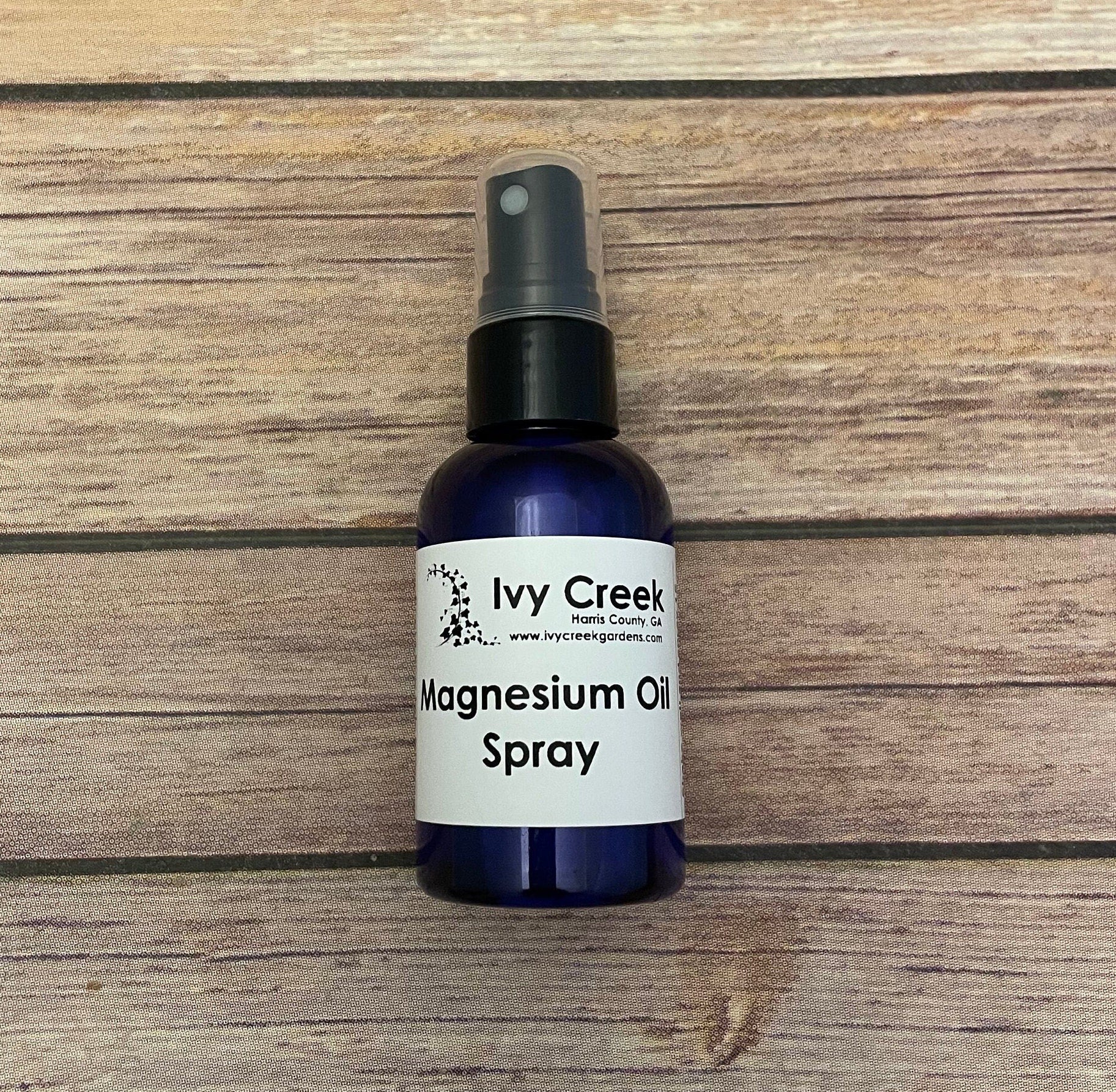 Ivy Creek Magnesium Oil | Topical Mineral-Rich Spray | 2 oz