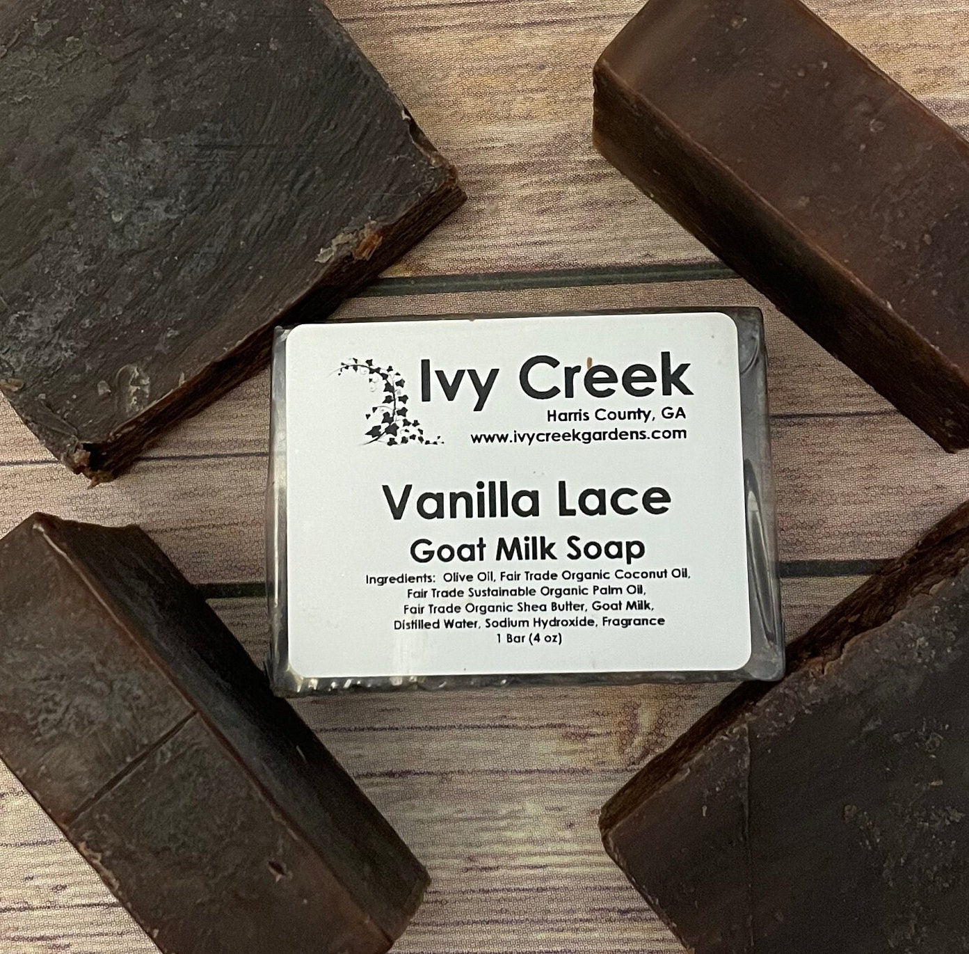 Ivy Creek Vanilla Lace Soap - Natural Holistic Soap - 4 oz